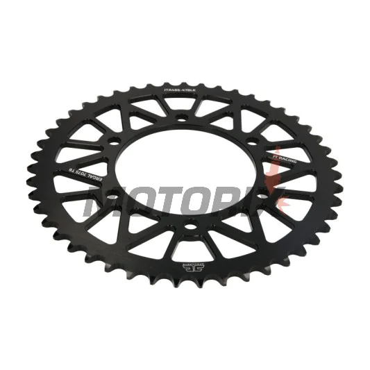 Zadní rozeta -JT- JTA486,47BLK, 47 zubů, černý, hliníkový, Kawasaki ZZR 250 1990-2003, Yamaha YZF-R1 1000 2009-2014