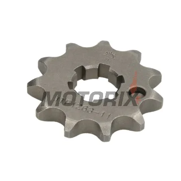 Přední pastorek -JT- JTF1263,11, 11 zubů, Suzuki TF 100/185 1981, TF 125 1979-2011, Yamaha AG 200 1984-2006, RT 180 1990-1998, SR 125 1995-2003, TZR 125 1987-1993, XT 125 2005-2007, XT 225 1992-2007, XTZ 125 2002-2004