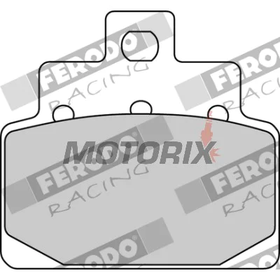 Brzdové destičky -FERODO- FDB2095EF, Aprilia Compay/Habana/Mojito 125 2000-2010; Aprilia Leonardo/SR 125-150 1999-2005; Aprilia Scarabeo 50-100 2000-2009
