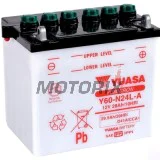 Akumulátor -YUASA- Y60-N24L-A, 30Ah 12V