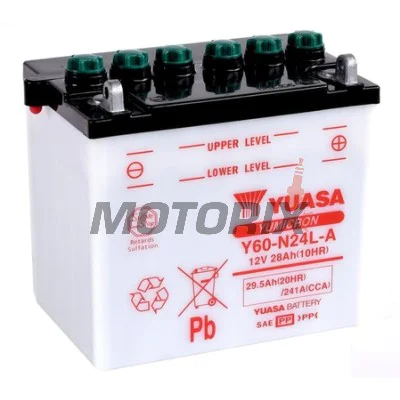 Akumulátor -YUASA- Y60-N24L-A, 30Ah 12V