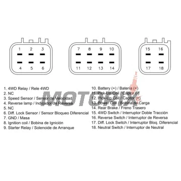 CDI -DZE- YAMAHA YFM 660 2002-2003