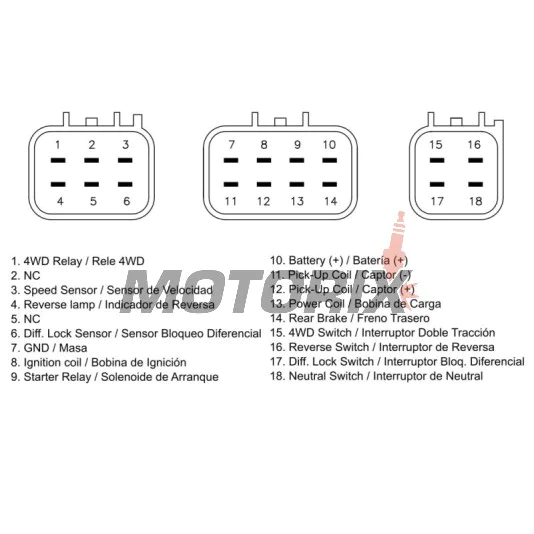 CDI -DZE- YAMAHA YFM 660 2002-2003
