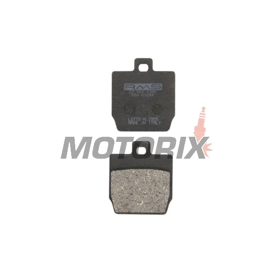 Brzdové destičky -RMS- 22 510 0280, MBK EW 50 2000-2002, MBK YQ (Nitro) 50 1997-2006, Yamaha EW (Slider) 50 2000-2002, Yamaha YQ (Aerox) 50 1997-2000