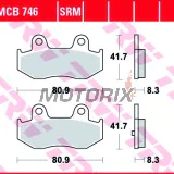 Brzdové destičky -TRW- MCB746SRM, sintrované, Suzuki Burgman AN400/400S (2001-2005)