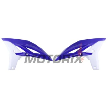 Přední boční plasty -POLISPORT- modré/bílé, YAMAHA YZ 250 2010-2013