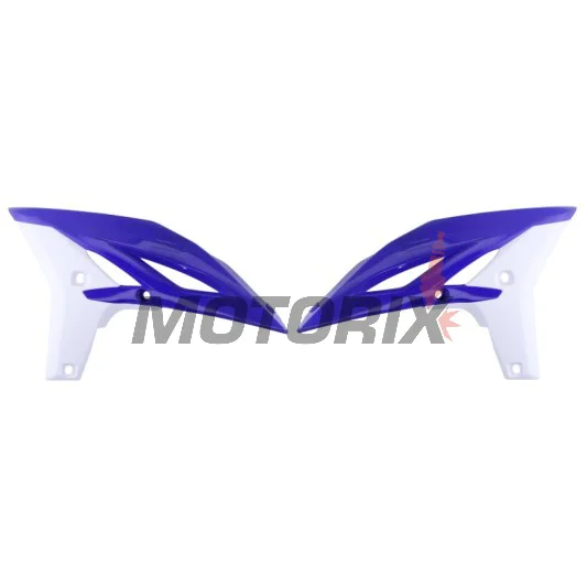 Přední boční plasty -POLISPORT- modré/bílé, YAMAHA YZ 250 2010-2013