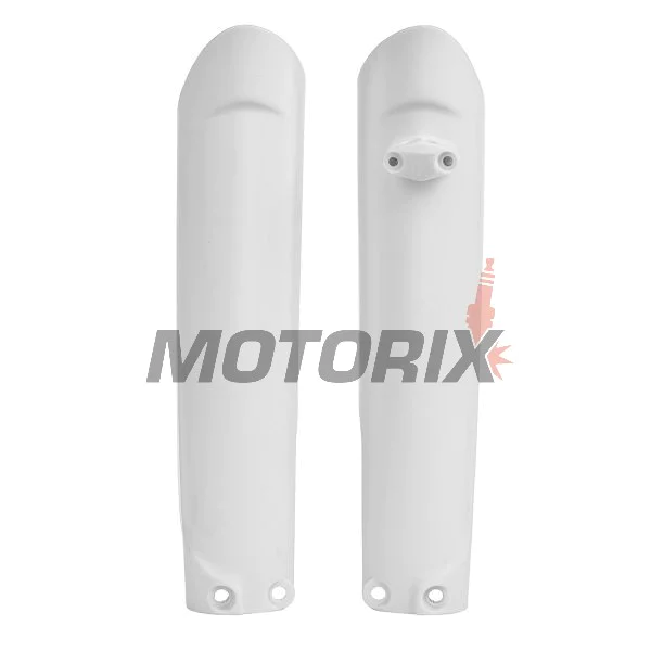 Chrániče přední vidlice -POLISPORT- bílé, KTM EXC, SX, XC, XC-W, XCF-W 125-500 2015-2023