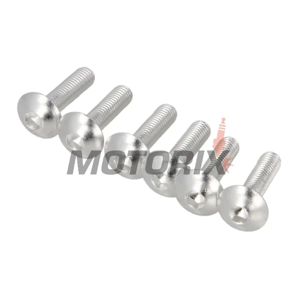Sada šroubů -VICMA- M5x20mm, stříbrné, 6ks