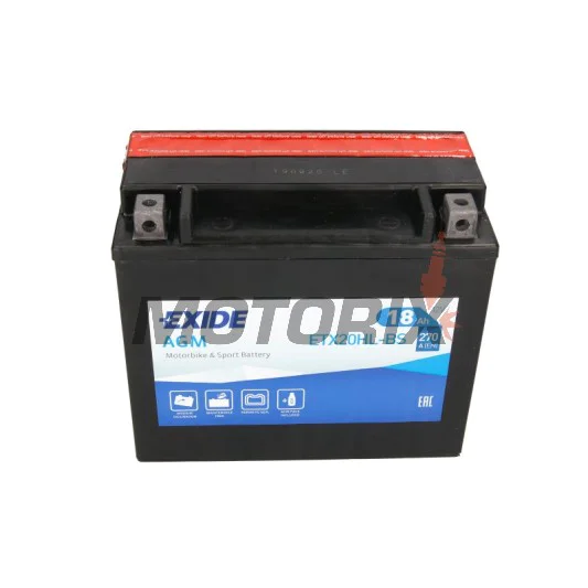 Akumulátor -EXIDE- YTX20HL-BS, 18Ah 12V