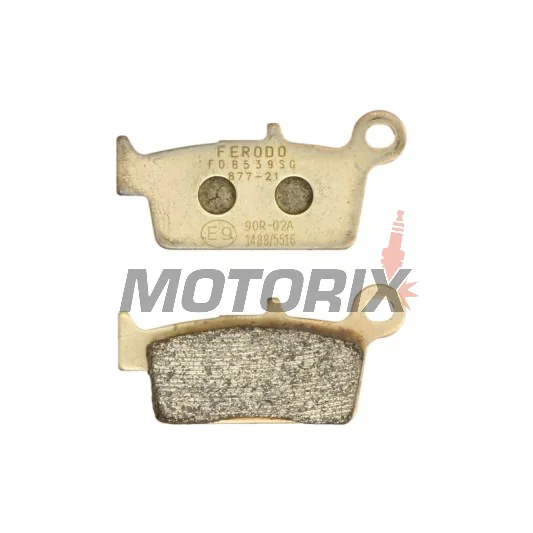 Brzdové destičky -FERODO- FDB539SG, Gas Gas EC/MC, Honda CR/XR, Kawasaki KLX/KX, Suzuki DR/DR-Z/RM, Yamaha YZ 125-650 1987-2012
