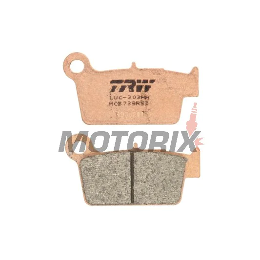 Brzdové destičky -TRW- MCB739RSI, Aprilia MXV/RXV/SXV, Beta RR, Gas Gas EC, Kawasaki KLX/KX/KXF, Sherco SE/SM, Suzuki DR-Z/RM-X/RM-Z, TM EN/MX/SMR/SMX, Yamaha WR/YZ 50-550cc, 2001-2020