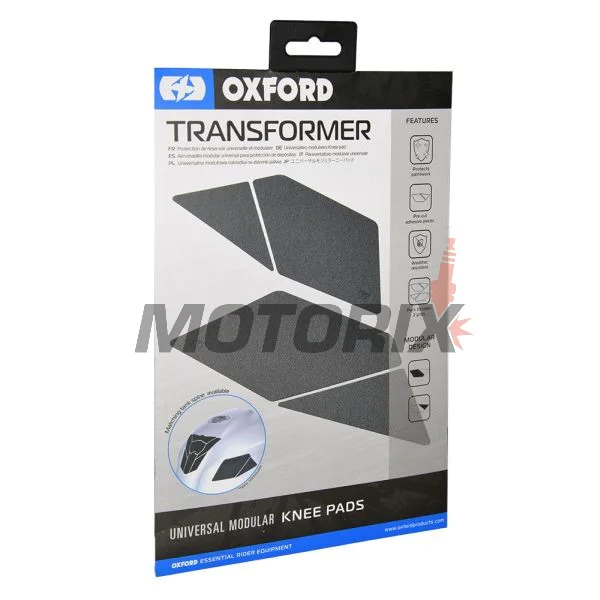 Boční chrániče nádrže -OXFORD- Transformer Modular Knee Pads, černé, sada
