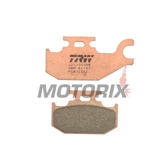 Brzdové destičky -TRW- MCB723SI, Bombardier DS/Outlander/Quest 330-650, Can-Am Outlander/Renegade/Maverick 250-1000, Suzuki Vinson/KingQuad 500-700, Yamaha Raptor/Rhino 660-700 (2000-2018)