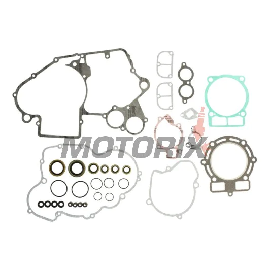 Kompletní sada těsnění motoru -WINDEROSA- KTM EXC 520 2000-2002, KTM EXC 525 2003-2007, KTM MXC 450 2003-2004, 2007, KTM MXC 520 2001-2002, KTM MXC 525 2003-2005, KTM SMR 450 2005-2007, KTM SX 450 2003-2006