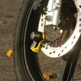 Zámek brzdového kotouče -OXFORD- Mini T 5.5mm, žlutý