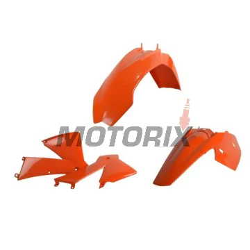 Sada plastů -POLISPORT- oranžové, KTM EXC, EXC-F 125-525 2004-2004