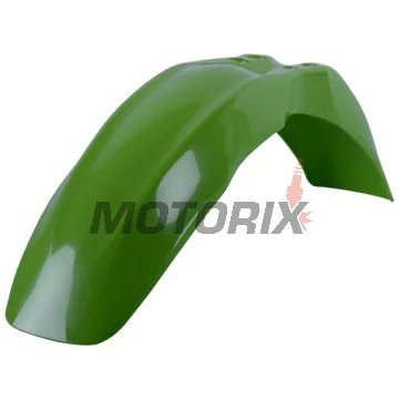Přední Supermoto blatník -POLISPORT- zelený, KAWASAKI KX 65/85 2000-2023