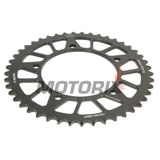 Zadní rozeta -JT- JTA1793,45BLK, 45 zubů, černý, hliníkový, Triumph Bonneville 865 2015-2016, Scrambler 865 2016-2017, Thruxton 865 2015