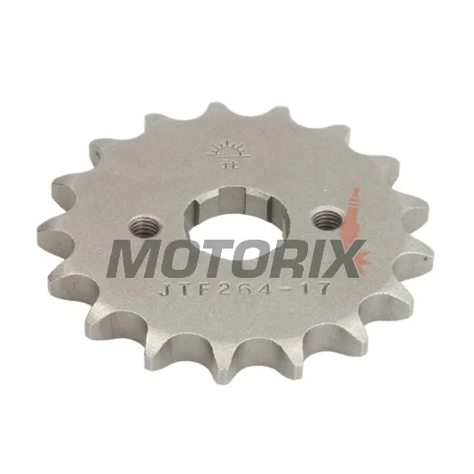 Přední pastorek -JT- JTF264,17, 17 zubů, Derbi R 125 2004-2005, Senda 125 2004-2007, SM 125 2004-2006, Honda C 90 1975-1986, CBZ 125 2001, EZ 90 1993-1996