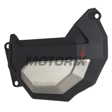 Chránič víka spojky -POLISPORT- černý, HONDA CRF 1100 2020-2022