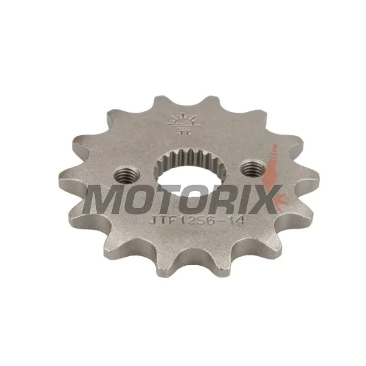 Přední pastorek -JT- JTF1256,14, 14 zubů, Honda CR 80 2003-2004, CR 85 2003-2007, CRF 50 2004-2016, CRF 70 2004-2012, XR 50 2000-2004, XR 70 2000-2003