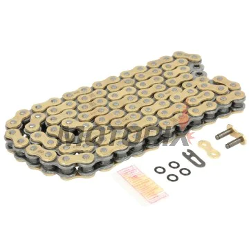 Řetěz -DID- 520VX3G&B-98FB, velikost 520, 98 článků, zesílený, zlatá/černá
