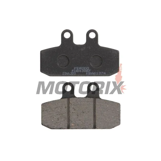 Brzdové destičky -FERODO- FDB438EF, Aprilia Atlantic/Scarabeo/Sportcity 125-500, Leonardo 250-300, Tuareg 125-600, Cagiva Blues/Mito/Roadster 50-200, Gilera Dakota/ER/XRT 125-600, Honda NSR/CRM/XL 125, Malaguti Spider Max 500, Peugeot Speedake 50, Sachs R