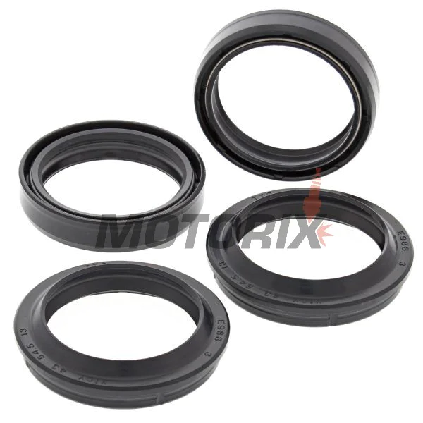 Sada gufer a prachovek přední vidlice -ALL BALLS- Aprilia RSV 1000 2004-2005, 2010-2011, Tuono 1000 2006-2008, BMW F 800 2006-2016, Buell Cyclone 1200/1203 1997-2002, Cagiva Raptor 1000 2000-2005, Raptor 650 2001-2006, CRF 250 2017