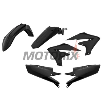 Sada plastů -POLISPORT- černé, YAMAHA YZ 250/450 2018-2021