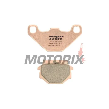 Brzdové destičky -TRW- MCB523SI, Aprilia RX 125, Tuareg 350/600, Husaberg FE600, MC350, Husqvarna TE350/510, WR240/250, CR125/250, Kawasaki GPZ305/500, KLR250/600/650, KLE250/500, KMX125/200, ZX-7R 750, KTM Duke 400, MX125/250/500/600, Suzuki GN125, TU125
