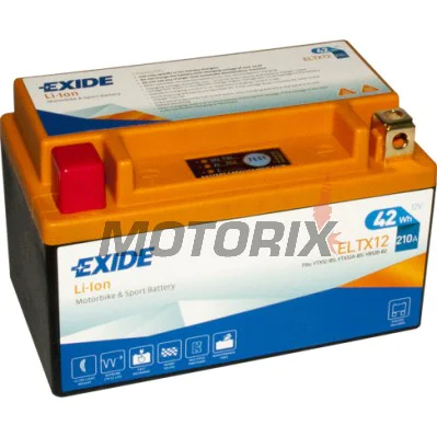 Akumulátor -EXIDE- ELTX12, 42Wh (4Ah), 12V, Lithium-ion