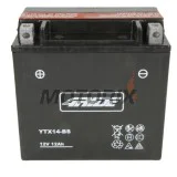 Akumulátor -4 RIDE- YTX14-BS 4RIDE, 12.6Ah 12V