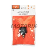 USB adaptér -4 RIDE- 12V, 2xUSB (2.1A), BMW, TRIUMPH (connector DIN ISO 4165)