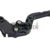 Páčka spojky -4 RIDE- krátká sklopná nastavitelná, Kawasaki KLZ 1000 2012-2014, Kawasaki Z 750/800/1000 2003-2016, Kawasaki ZX-10R/ZX-12R/ZX-6R/ZX-6RR/ZX-9R/ZZR 600/636/900/1000/1200 2000-2017