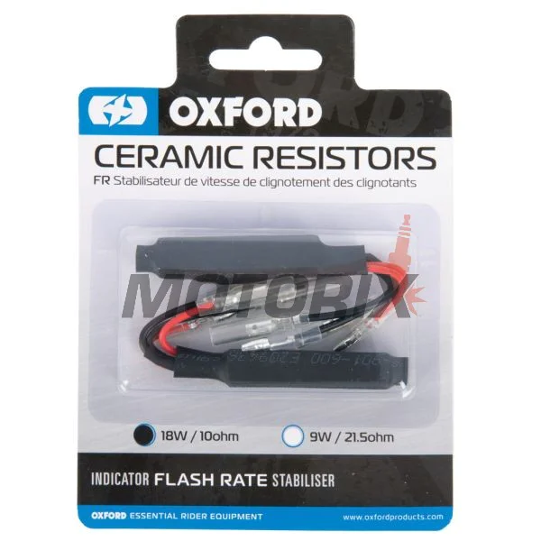 Zatěžovací odpory pro LED blinkry -OXFORD- 18W / 10Ω, sada