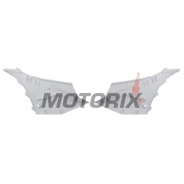 Zadní boční plasty -POLISPORT- bílé, YAMAHA YZ 125/250 2022-2023