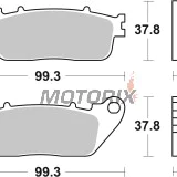 Brzdové destičky -BREMBO- 07HO13SP, Honda CB1000R Neo Sports Cafe, VFR1200F, VFR800F/X Crossrunner 2010-2022
