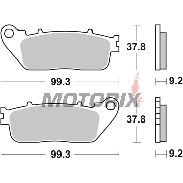 Brzdové destičky -BREMBO- 07HO13SP, Honda CB1000R Neo Sports Cafe, VFR1200F, VFR800F/X Crossrunner 2010-2022