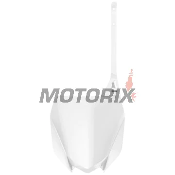 Motokrosová maska/tabulka startovního čísla -POLISPORT- bílá, YAMAHA YZ 125/250/450 2018-2023