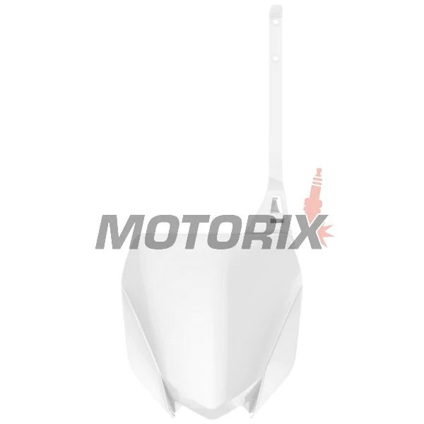 Motokrosová maska/tabulka startovního čísla -POLISPORT- bílá, YAMAHA YZ 125/250/450 2018-2023