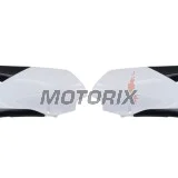 Zadní boční plasty -POLISPORT- černé/bílé, YAMAHA YZ 250/450 2018-2023