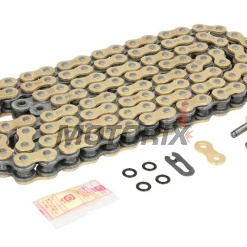 Řetěz -DID- 520VX3G&B-108FB, velikost 520, 108 článků, zesílený, zlatá/černá