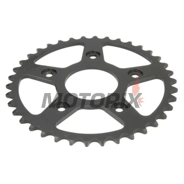 Zadní rozeta -JT- JTR701,38, 38 zubů, ocelový, Aprilia AF1 125 1993-1994, RS 125 1993-2007, Tuareg 125 1989-1990, Cagiva Mito 125 1990-2010, N1 125 1997-1999, Raptor 125 2003-2010, River 600 1994-1999, Supercity 125 1991-1999