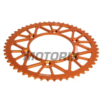 Zadní rozeta -JT- JTA897,52ORG, 52 zubů, oranžový, hliníkový, Husaberg FE 250/501 2013-2014, FE 350 2013, FE 390 2010-2012, FE 450 2009-2014, FE 570 2009-2012, FS 570 2010-2011, FX 450 2010-2011, TE 125 2012-2013, TE 250/300 2011-2014
