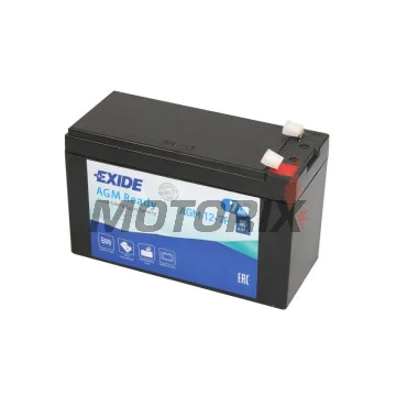 Akumulátor -EXIDE- AGM12-7F, 7Ah 12V