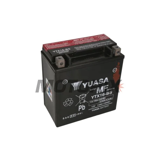 Akumulátor -YUASA- YTX16-BS, 15Ah 12V