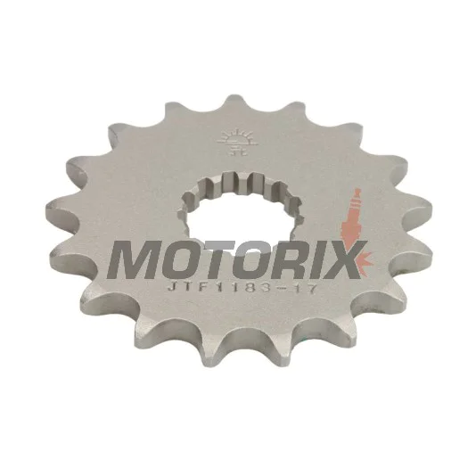 Přední pastorek -JT- JTF1183,17, 17 zubů, Triumph America 800 2003-2006, America 865 2007-2015, Bonneville 800 2002-2006, Bonneville 865 2007-2015, Scrambler 865 2006-2015, Speedmaster 800 2003-2005, Speedmaster 865 2004-2015
