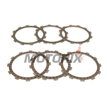 Sada spojkových lamel -TRW- MCC117-6, Honda CB400 Super Four (1997), Honda CB-1 400F (1989-1991), Honda CBR400RR/600F Hurricane (1987-1990), Honda CBX550F Supersport (1982-1984)