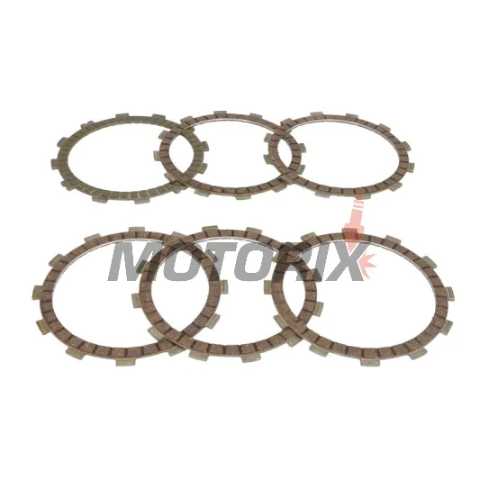 Sada spojkových lamel -TRW- MCC117-6, Honda CB400 Super Four (1997), Honda CB-1 400F (1989-1991), Honda CBR400RR/600F Hurricane (1987-1990), Honda CBX550F Supersport (1982-1984)